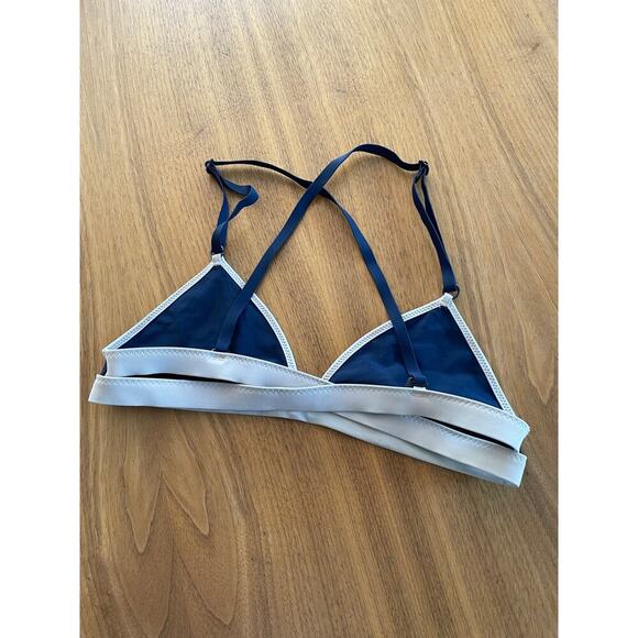 Lululemon Blue & White Surf To Sand Triangle Bikini Top - Picture 5 of 5